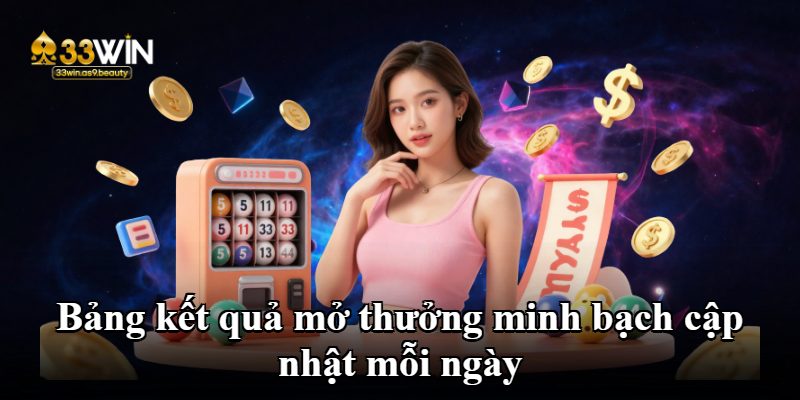 Bảng kết quả mở thưởng minh bạch cập nhật mỗi ngày