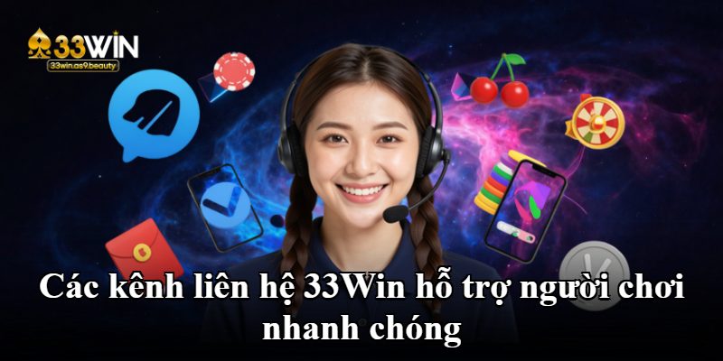Các kênh liên hệ 33Win hỗ trợ người chơi nhanh chóng