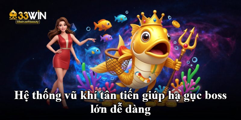 Hệ thống vũ khí tân tiến giúp hạ gục boss lớn dễ dàng