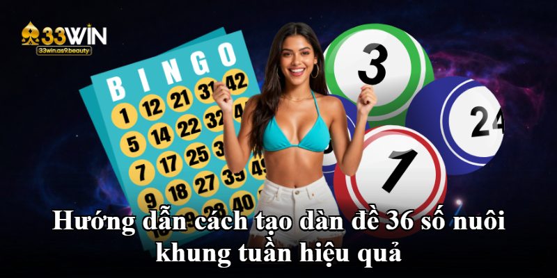 Hướng dẫn cách tạo dàn đề 36 số nuôi khung tuần hiệu quả