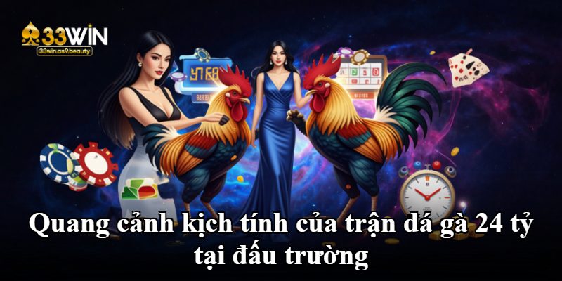 Trận Đá Gà 24 Tỷ - Trận Hùng Kê Thư Hùng Đỉnh Cao Thế Kỷ
