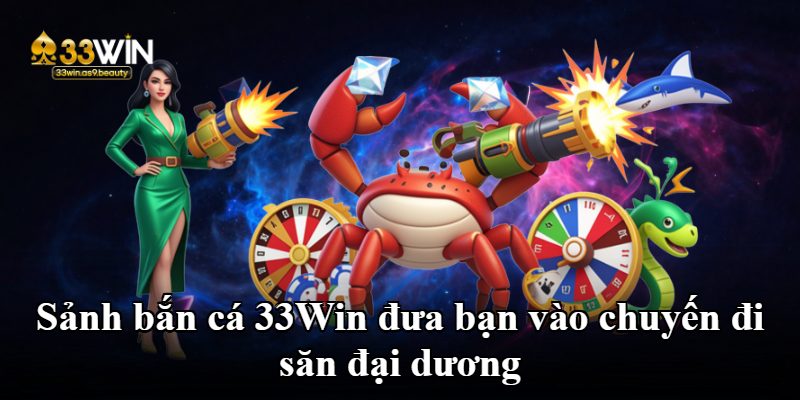 Sảnh bắn cá 33Win đưa bạn vào chuyến đi săn đại dương