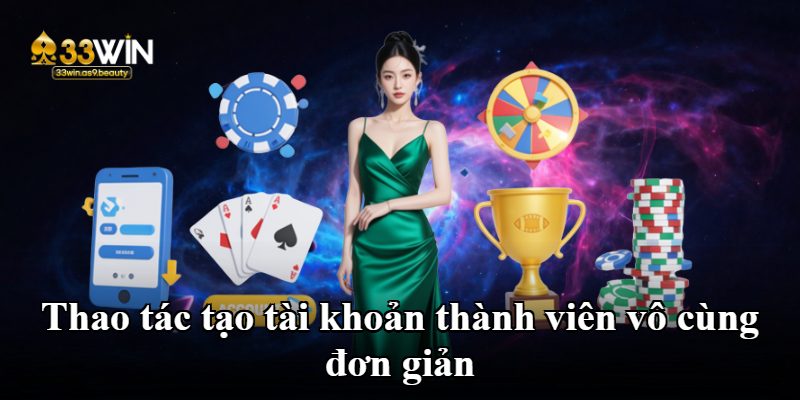 Thao tác tạo tài khoản thành viên vô cùng đơn giản